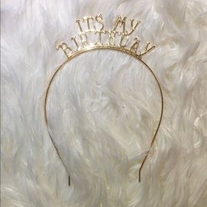 “It’s My Birthday” headband